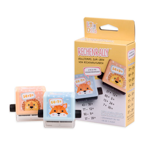 Little Dots™Rechenrally™ Plus/Minus Roller Stamp